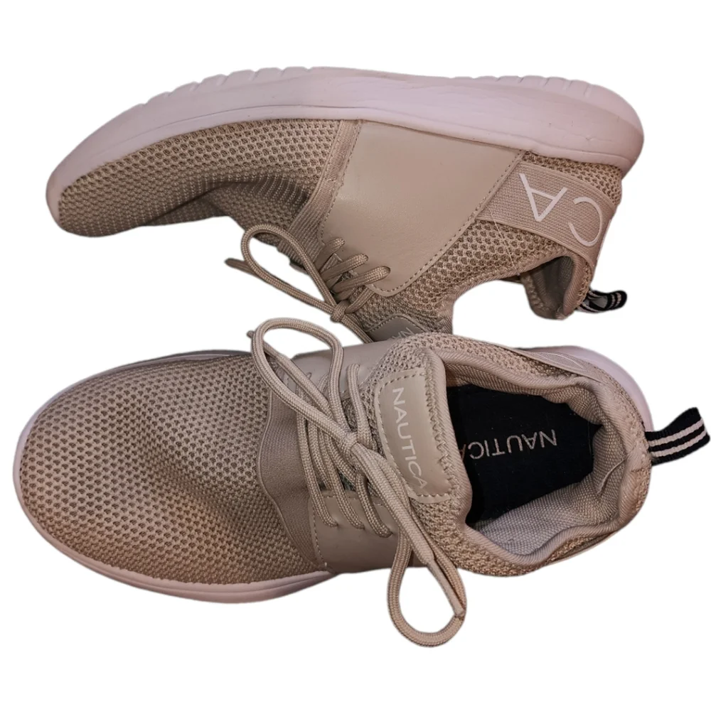 ❤️Beige Nautica Sneakers☆ - Picture 2 of 8